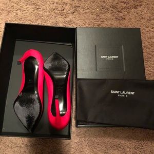 Saint Laurent Shoes - Pink Saint Laurent Pump size 37.5 Saint Laurent Shoes - Pink Saint Laurent Pump size 37.5